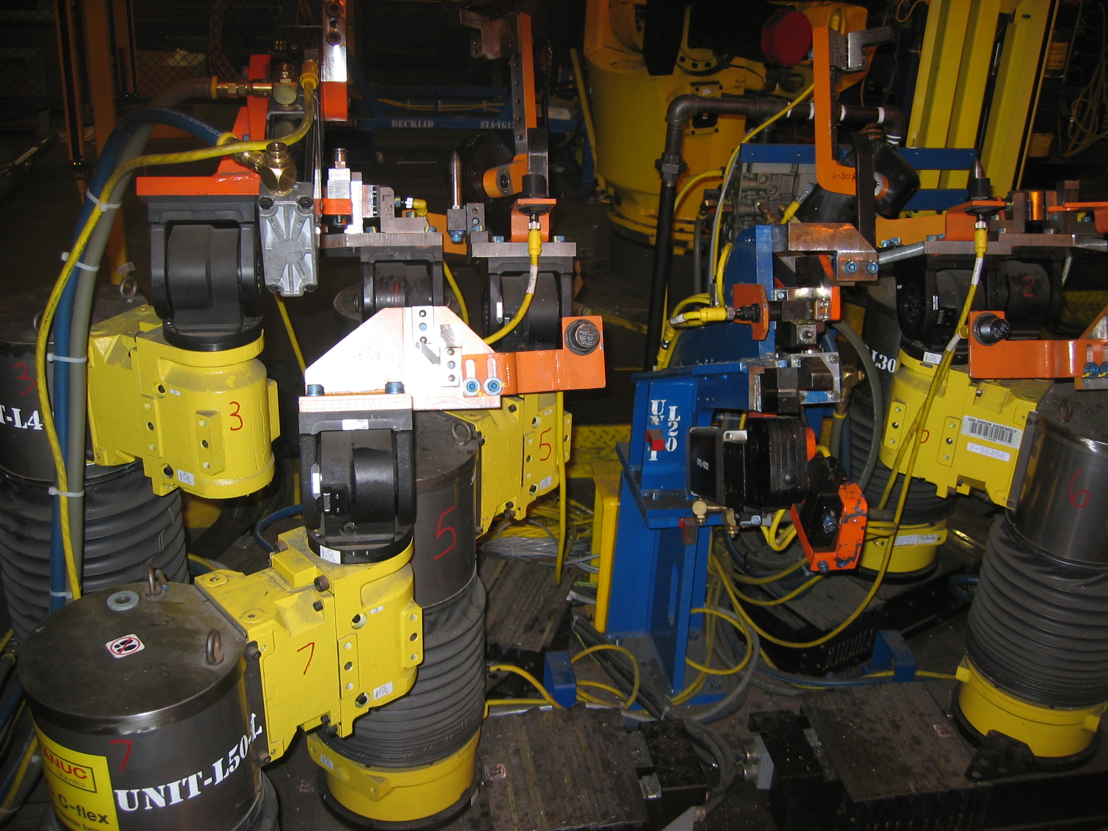 A robotic manufacturing cell
